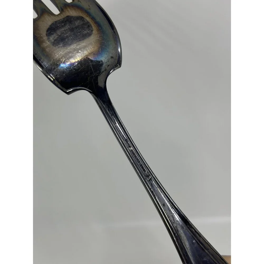 VTG 1847 Rogers Bros Silver Plated Dinner‎ Fork | Ornate Handle 8.5